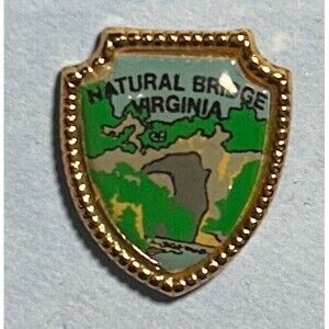 Natural Bridge, Virginia  Arrowhead shaped  Travel Souvenir Lapel Pin
